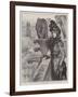 Beauty Among the Devils, on the Roof of Notre Dame, Paris-Charles Paul Renouard-Framed Giclee Print