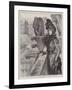 Beauty Among the Devils, on the Roof of Notre Dame, Paris-Charles Paul Renouard-Framed Giclee Print