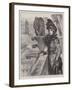 Beauty Among the Devils, on the Roof of Notre Dame, Paris-Charles Paul Renouard-Framed Giclee Print