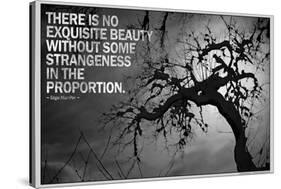 Beauty and Strangeness Edgar Allan Poe Poster-null-Stretched Canvas