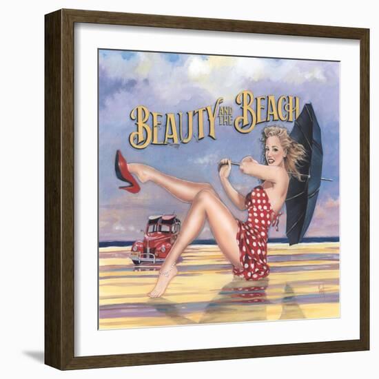 Beauty and the Beach-Scott Westmoreland-Framed Art Print