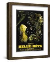 Beauty And the Beast, 1946, "La Belle Et La Beïte" Directed by Jean Cocteau-null-Framed Giclee Print