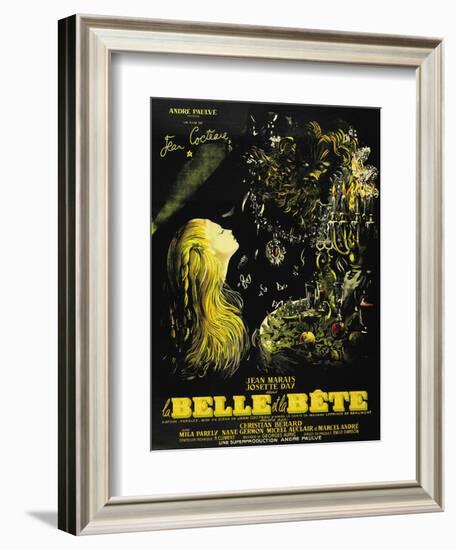 Beauty And the Beast, 1946, "La Belle Et La Beïte" Directed by Jean Cocteau-null-Framed Giclee Print