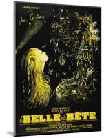Beauty And the Beast, 1946, "La Belle Et La Beïte" Directed by Jean Cocteau-null-Mounted Giclee Print