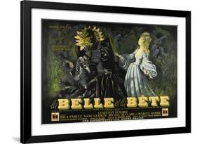 Beauty and the Beast, 1946 (La Belle Et La Beïte)-null-Framed Giclee Print