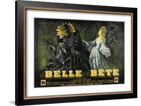 Beauty and the Beast, 1946 (La Belle Et La Beïte)-null-Framed Giclee Print