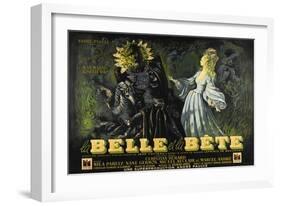 Beauty and the Beast, 1946 (La Belle Et La Beïte)-null-Framed Giclee Print