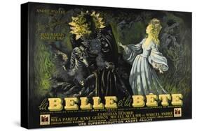 Beauty and the Beast, 1946 (La Belle Et La Beïte)-null-Stretched Canvas