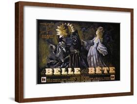 Beauty and the Beast, 1946-null-Framed Art Print