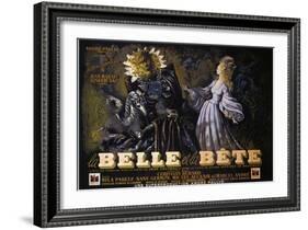 Beauty and the Beast, 1946-null-Framed Art Print