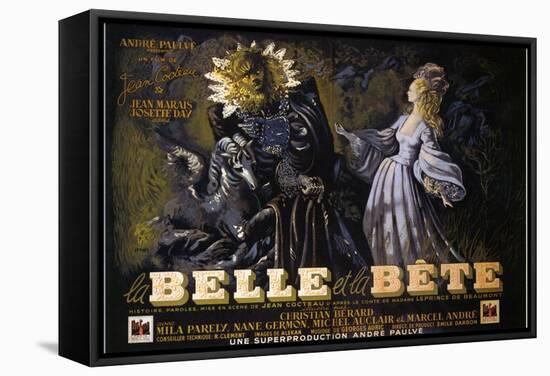 Beauty and the Beast, 1946-null-Framed Stretched Canvas