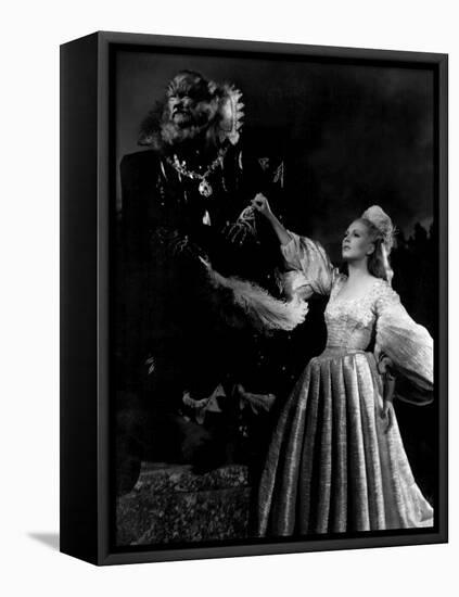 Beauty and the Beast, (aka 'Belle Et La Bête, La'), Jean Marais, Josette Day, 1946-null-Framed Stretched Canvas