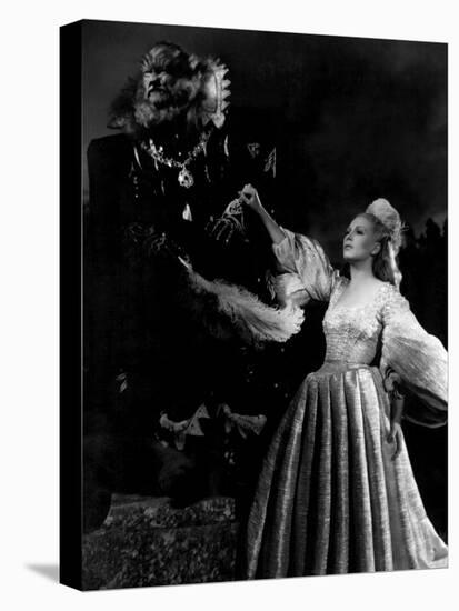 Beauty and the Beast, (aka 'Belle Et La Bête, La'), Jean Marais, Josette Day, 1946-null-Stretched Canvas