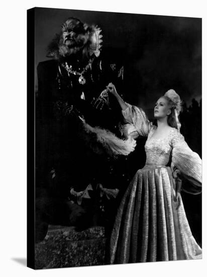 Beauty and the Beast, (aka 'Belle Et La Bête, La'), Jean Marais, Josette Day, 1946-null-Stretched Canvas