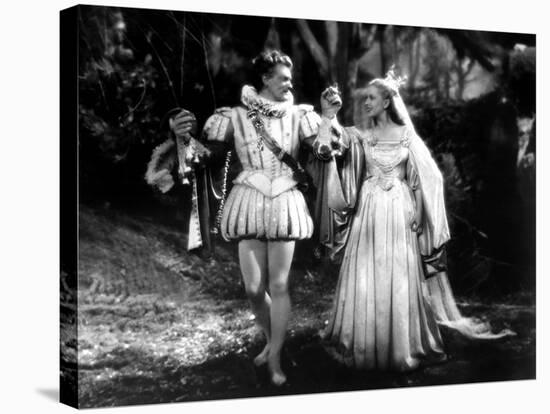 Beauty and the Beast, (aka 'Belle et la Bête, La'), Jean Marais, Josette Day, 1947-null-Stretched Canvas