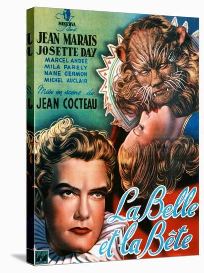 Beauty and the Beast, (AKA La Belle Et La Bete), Jean Marais, Josette Day, 1946-null-Stretched Canvas