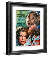 Beauty and the Beast, (AKA La Belle Et La Bete), Jean Marais, Josette Day, 1946-null-Framed Art Print