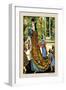 Beauty and the Beast, c.1900-Walter Crane-Framed Art Print