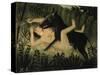 Beauty and the Beast, c.1908-Henri Rousseau-Stretched Canvas