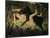 Beauty and the Beast, c.1908-Henri Rousseau-Stretched Canvas