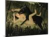 Beauty and the Beast, c.1908-Henri Rousseau-Mounted Giclee Print