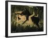 Beauty and the Beast, c.1908-Henri Rousseau-Framed Giclee Print