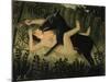 Beauty and the Beast, c.1908-Henri Rousseau-Mounted Giclee Print