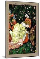Beauty and the Beast, In the Woods, c.1900-Walter Crane-Mounted Art Print