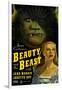 Beauty and the Beast, Jean Marais, Josette Day, 1946-null-Framed Art Print