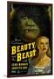 Beauty and the Beast, Jean Marais, Josette Day, 1946-null-Framed Art Print