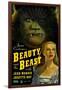 Beauty and the Beast, Jean Marais, Josette Day, 1946-null-Framed Art Print