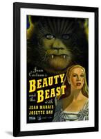 Beauty and the Beast, Jean Marais, Josette Day, 1946-null-Framed Art Print