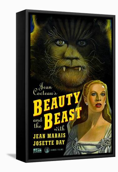 Beauty and the Beast, Jean Marais, Josette Day, 1946-null-Framed Stretched Canvas