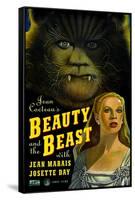 Beauty and the Beast, Jean Marais, Josette Day, 1946-null-Framed Stretched Canvas