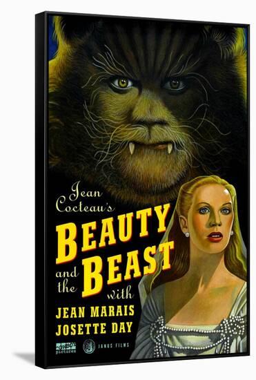 Beauty and the Beast, Jean Marais, Josette Day, 1946-null-Framed Stretched Canvas