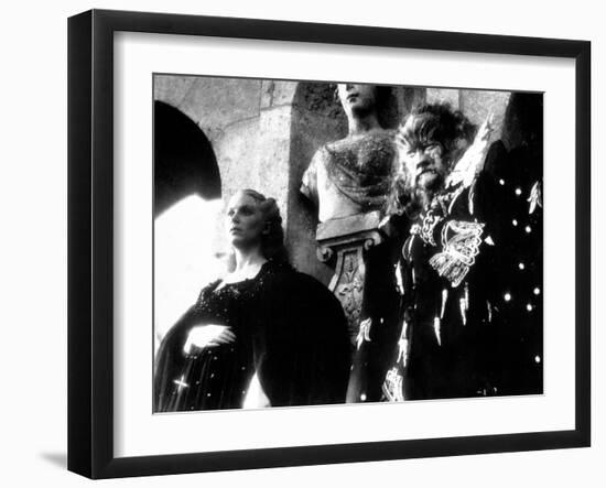 Beauty and the Beast, Josette Day, Jean Marais, 1946-null-Framed Photo