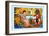 Beauty and the Beast, The Courtship, c.1900-Walter Crane-Framed Art Print