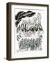 Beauty and the Beast: the Storm-Mary Kuper-Framed Giclee Print