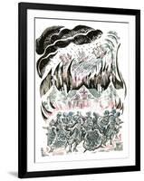 Beauty and the Beast: the Storm-Mary Kuper-Framed Giclee Print