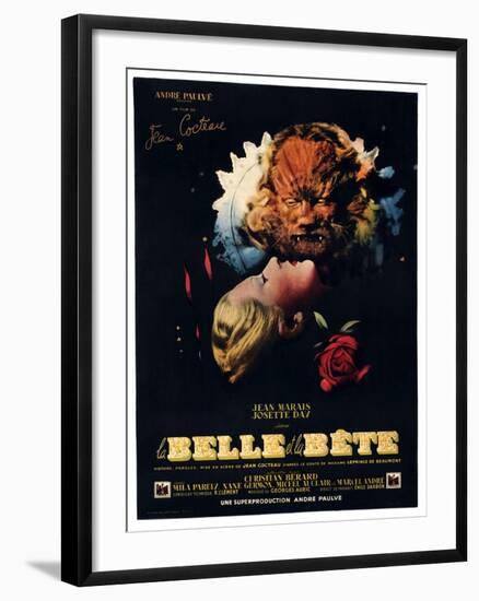 Beauty and the Beast-null-Framed Art Print