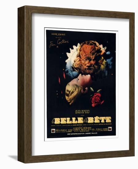 Beauty and the Beast-null-Framed Art Print