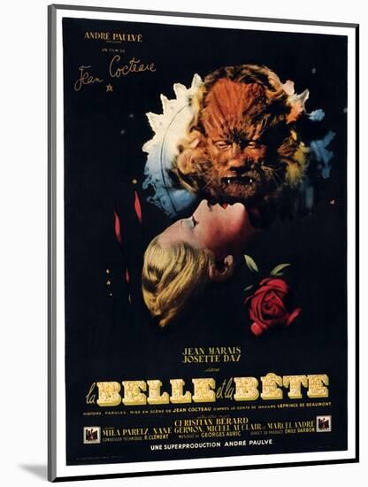 Beauty and the Beast-null-Mounted Art Print