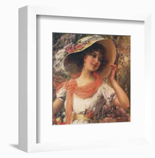 Beauty and the Rose II-null-Framed Art Print