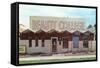 Beauty College with Zigzag Roof-null-Framed Stretched Canvas