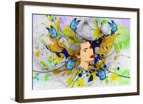 Beauty Face-Ata Alishahi-Framed Giclee Print