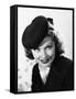 Beauty for the Asking, Lucille Ball, Modeling a Black Felt Pillbox Hat by Edward Stevenson, 1939-null-Framed Stretched Canvas