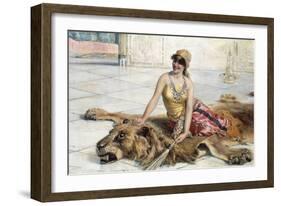 Beauty from Harem-Adolfo Belimbau-Framed Giclee Print