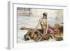 Beauty from Harem-Adolfo Belimbau-Framed Giclee Print