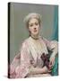 Beauty in Pink-Raimundo de Madrazo Y Garetta-Stretched Canvas