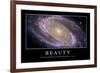 Beauty: Inspirational Quote and Motivational Poster-null-Framed Photographic Print